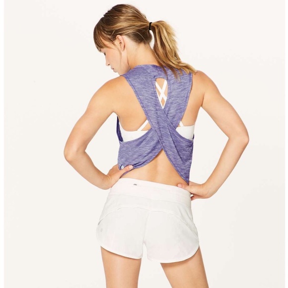 lululemon athletica Tops - Lululemon Fast As Light Tank - Heathered Viola ✨